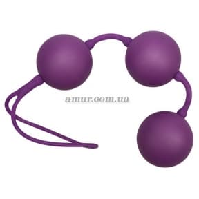 Вагінальні кульки «Velvet» фіолетові