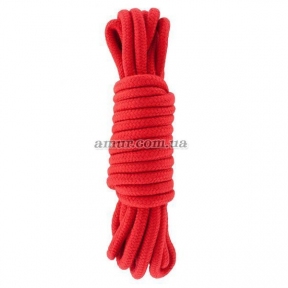 Мотузка для бондажу «Bondage Rope» 5 метрів, червона