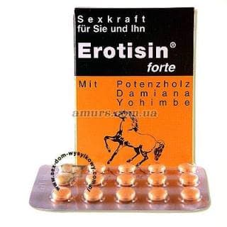 Збуджуючі таблетки «EroTisin forte»