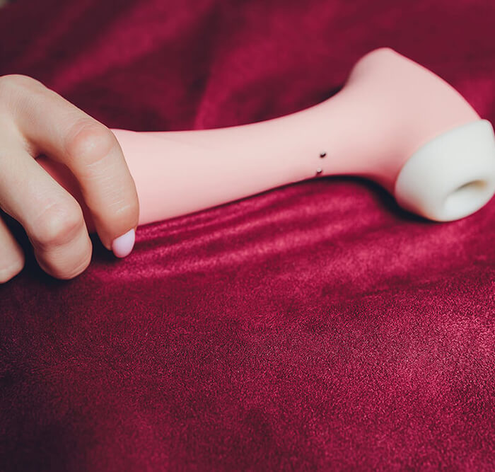 Пристрій для вакуумної стимуляції клітора