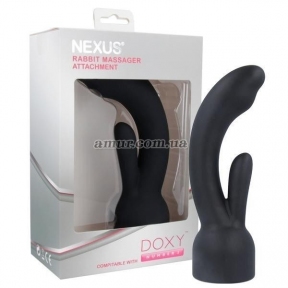 Насадка для вибромассажера Doxy Number 3 - Nexus Rabbit Massager в виде вибратора-кролика 3