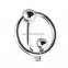 Уретральная вставка с кольцом Sinner Gear Unbendable - Sperm Stopper Solid, диаметр кольца 2,6см 3