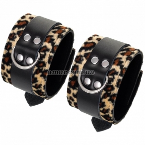 Наручники с леопардовым принтом «Wrist cuffs Anonymo 0102» 3