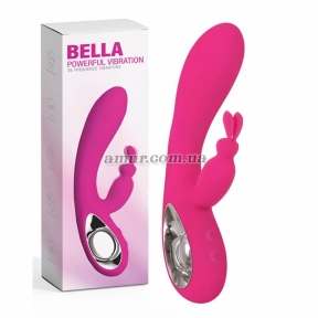Вибратор-кролик «Bella», розовый, 36 функций вибрации 2