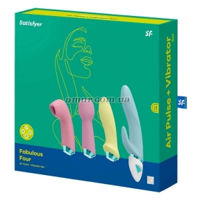 Подарунковий набір секс-іграшок Satisfyer Fabulous Four 4
