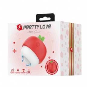 Кліторальний стимулятор з гнучкою мовою «Pretty Love Apple Secret», у вигляді яблучка 7