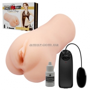 Мастурбатор - вагина с виброяйцом «Crazy Bull - Pocket Pussy» 8