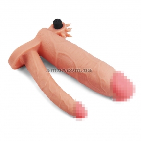 Насадка на член «Pleasure X Tender Vibrating Double Penis Sleeve Add 3» 1