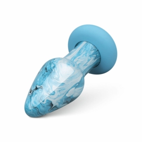 Скляна анальна пробка Gildo Ocean Curl, макс. діаметр 4 см 2