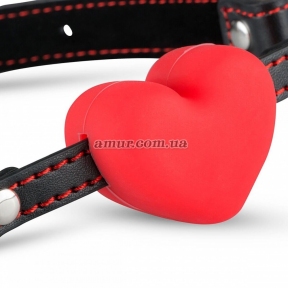Силіконовий кляп у вигляді серця Whipped - Heart Ball Gag 0