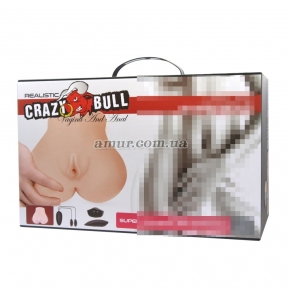 Мастурбатор вагина-анус с вибрацией «Realistic Crazy Bull», 1 кг 7