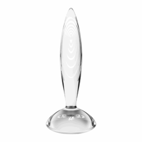 Стеклянная анальная пробка Satisfyer Sparkling Crystal, очень прочная, термостойкая 0