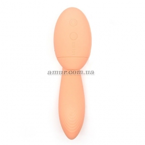 Вакуумный вибратор Kistoy Tina Mini Orange, вагинально-клиторальный 1