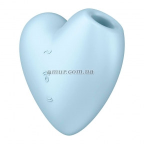 Вакуумный стимулятор Satisfyer Cutie Heart Blue 1