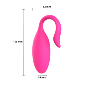 Віброяйце Erospace Sweet Play Egg App Controlled A9, рожеве 6
