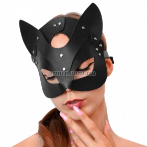 Маска Кішечки Art of Sex - Cat Mask, чорна 1
