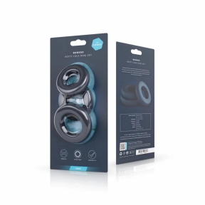 Набор эрекционных колец Boners 3-Piece Hefty Cock Ring Set, диаметр 3,2 см, 3,8 см и 4,5 см 4