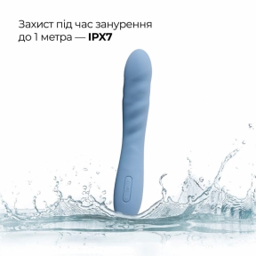 Смарт-вибратор с пульсацией Svakom Ava Neo Cornflower Blue, 15 режимов работы, водонепроницаемый 7
