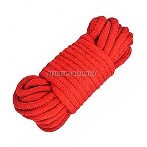 Мотузка «Bondage Rope», червона, 10 метрів 0