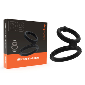 Эрекционное кольцо Erospace Men’s Play Silicone Cock Ring B8, черное 3