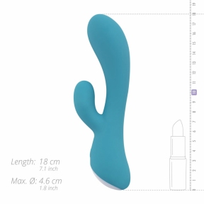 Вібратор-кролик Cala Azul – Martina Rabbit Vibrator, ергономічна форма, 10 режимів 6