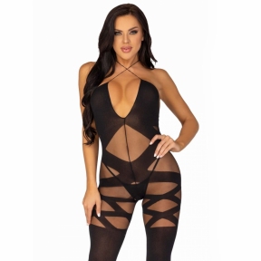 Бодистокинг Leg Avenue Illusion halter bodystocking One size, черный 3
