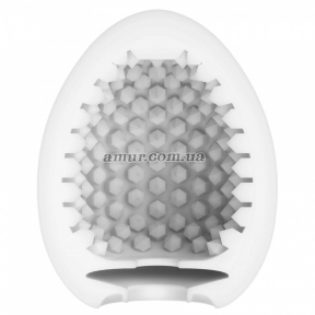Мастурбатор-яйце Tenga Egg Stud із шестикутними виступами 0