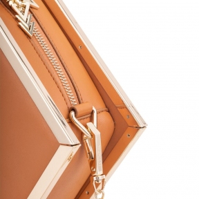 Сумка LOCKINK Mysterious Square Kink Bag, коричнева 4