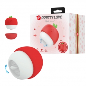 Кліторальний стимулятор з гнучкою мовою «Pretty Love Apple Secret», у вигляді яблучка 8