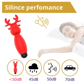 Мини-вибратор Sweet Play Mini Reindeer A10, красный 4