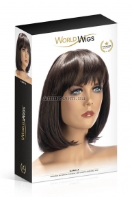 Парик World Wigs Camila, каре, каштановый цвет 0
