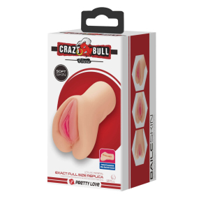 Вагина-мастурбатор Crazy Bull Eliana, телесный 6