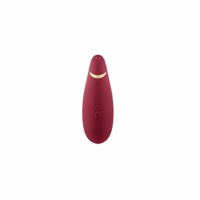 Вакуумний кліторальний стимулятор Womanizer Premium 2, бордовий, функції Autopilot та Smart Silence 4