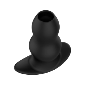Пробка с тунелем Erospace Wild Play Hollow Anal Plug C1, черная 3