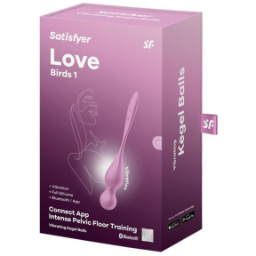 Вагинальные смарт-шарики с вибрацией Satisfyer Love Birds 1, розовые, 78 г 6