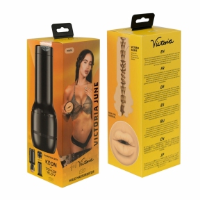 Мастурбатор Kiiroo Feel Victoria June Mouth Stroker PBC, совместимый с PowerBlow и Keon 5 Мастурбатор Kiiroo Feel Victoria June Mouth Stroker PBC, совместимый с PowerBlow и Keon 5