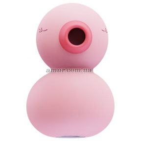 Вакуумный вибратор-уточка CuteVibe Ducky, розовый 0
