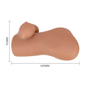 Мастурбатор міні-торс, вагіна з цицьками «Crazy Bull Hannah», латинка 4