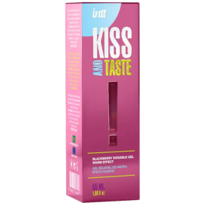 Масажний гель Intt Kiss And Taste! 55 мл, зі смаком ожини 0