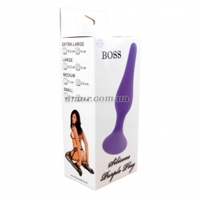Анальная пробка «Silicone Plug Purple Extra Large» 4