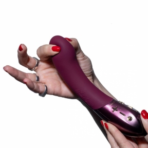 Вібратор для точок G Hot Octopuss KURVE, технологія високих та низьких частот, 2 двигуни, м'який наконечник 7