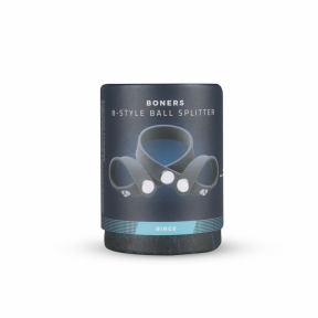 Ерекційне кільце з роздільником мошонки Boners 8-Style Ball Splitter 0