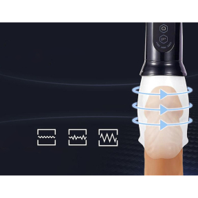 Автоматический мастурбатор «Stroker Rotating Belluci», 10  вибраций, 4 ротации 4