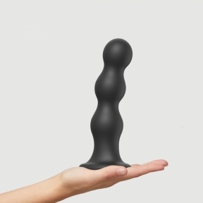 Фалоімітатор Strap-On-Me Dildo Plug Balls, чорний, XXL 0