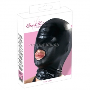 Маска на голову с отверстием для рта «Bad Kitty Mask», черная 5