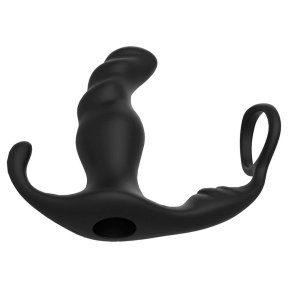 Масажер простати з кільцем для мошонки «Boss Knight», пульт ДК 5