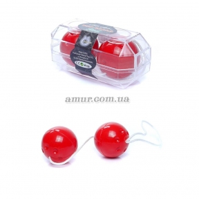 Вагінальні кульки «Duo-Balls» червоні 4