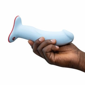 Фалоімітатор Fun Factory THE BOSS STUB, ніжно-блакитний, реалістична текстура, діаметр 4,1 см 4 Фалоімітатор Fun Factory THE BOSS STUB, ніжно-блакитний, реалістична текстура, діаметр 4,1 см 4