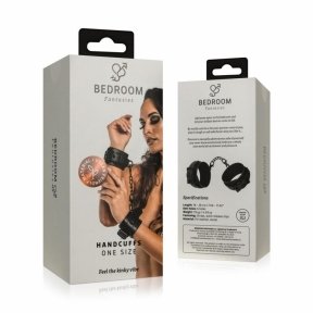 Наручники Bedroom Fantasies: Faux Leather Handcuffs One Size, черные 6