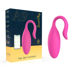 Віброяйце Erospace Sweet Play Egg App Controlled A9, рожеве 8